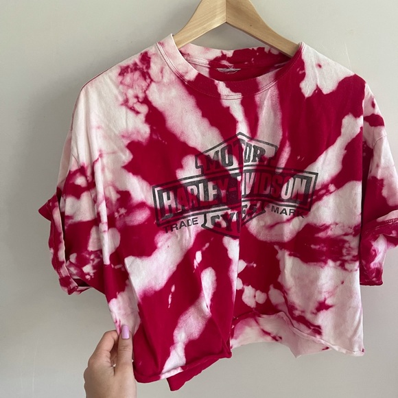 Harley Davidson custom 1 of 1 crop top shirt - Picture 5 of 9